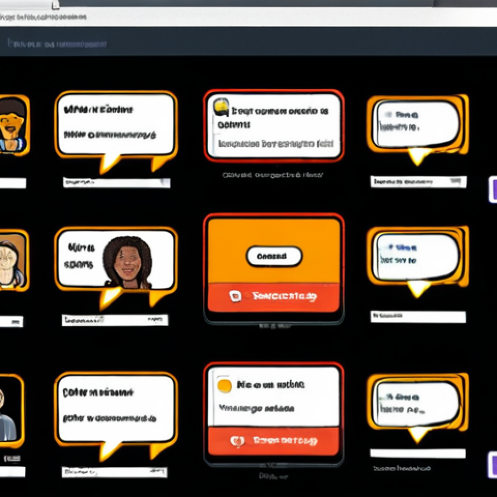 **

> A vibrant online community forum.  Feature diverse users actively participating in discussions, sharing ideas, and providing feedback. Include visual cues representing different channels of communication like text boxes, speech bubbles, and survey icons. Emphasize a sense of connection and collaboration.

**