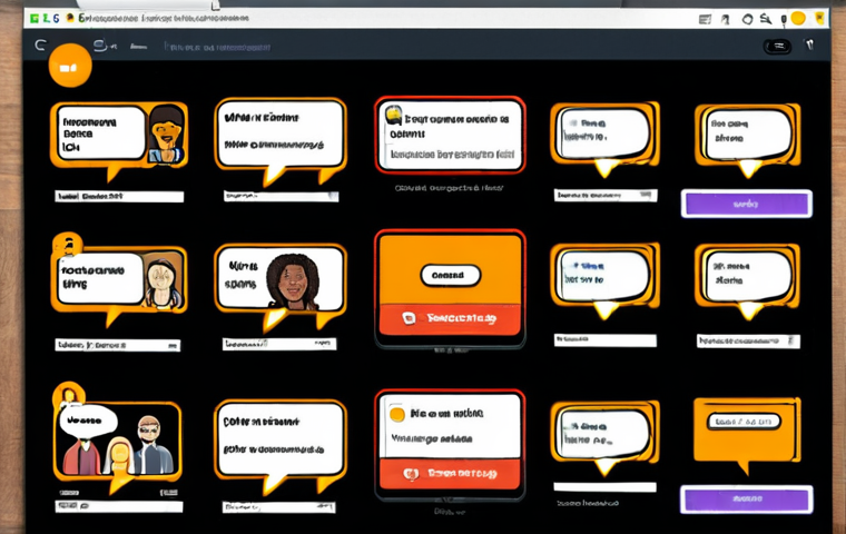 **
> A vibrant online community forum. Feature diverse users actively participating in discussions, sharing ideas, and providing feedback. Include visual cues representing different channels of communication like text boxes, speech bubbles, and survey icons. Emphasize a sense of connection and collaboration.
**